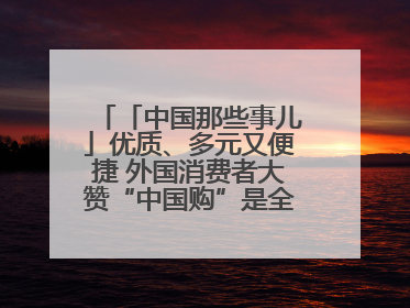 「中国那些事儿」优质、多元又便捷 外国消费者大赞“中国购”是全新体验！