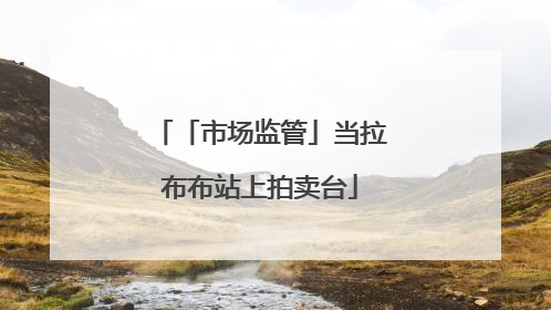 「市场监管」当拉布布站上拍卖台