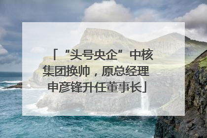 “头号央企”中核集团换帅，原总经理申彦锋升任董事长