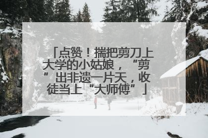 点赞！揣把剪刀上大学的小姑娘，“剪”出非遗一片天，收徒当上“大师傅”