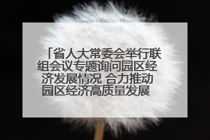 省人大常委会举行联组会议专题询问园区经济发展情况 合力推动园区经济高质量发展 王宁主持会议并讲话 王予波带队到会应询