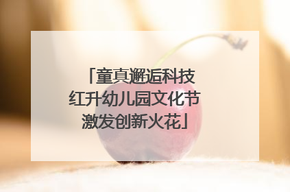 童真邂逅科技 红升幼儿园文化节激发创新火花