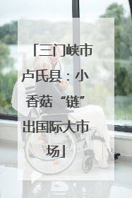 三门峡市卢氏县：小香菇“链”出国际大市场