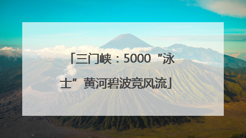 三门峡：5000“泳士”黄河碧波竞风流