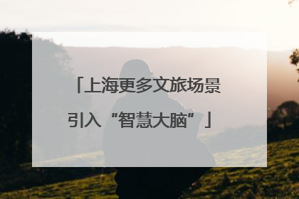 上海更多文旅场景引入“智慧大脑”