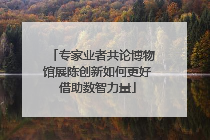 专家业者共论博物馆展陈创新如何更好借助数智力量