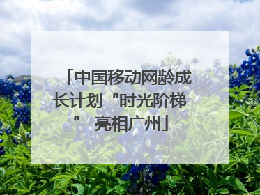 中国移动网龄成长计划“时光阶梯” 亮相广州