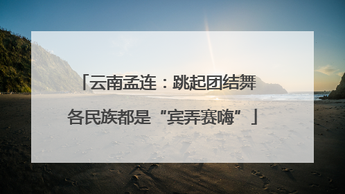 云南孟连：跳起团结舞 各民族都是“宾弄赛嗨”