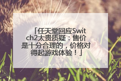 任天堂回应Switch2太贵质疑：售价是十分合理的，价格对得起游戏体验！