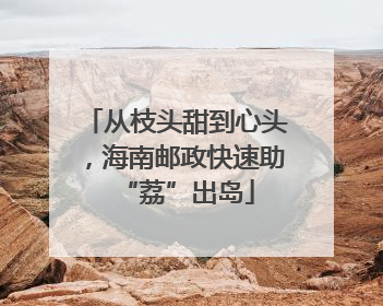 从枝头甜到心头，海南邮政快速助“荔”出岛