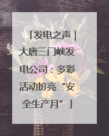 发电之声｜大唐三门峡发电公司：多彩活动扮亮“安全生产月”