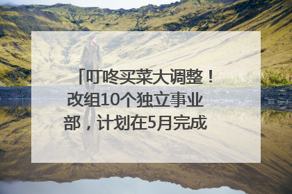 叮咚买菜大调整！改组10个独立事业部，计划在5月完成App端全面改版