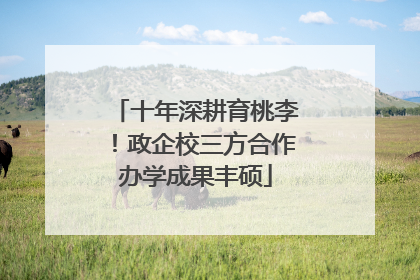 十年深耕育桃李！政企校三方合作办学成果丰硕