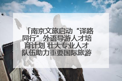 南京文旅启动“译路同行”外语导游人才培育计划 壮大专业人才队伍助力重要国际旅游目的地建设