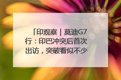 印观察｜莫迪G7行：印巴冲突后首次出访，突破看似不少实质成果不多