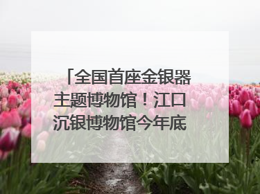 全国首座金银器主题博物馆！江口沉银博物馆今年底投入试运行｜万千气象看四川