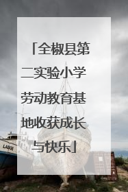 全椒县第二实验小学劳动教育基地收获成长与快乐