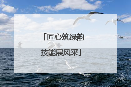 匠心筑绿韵 技能展风采