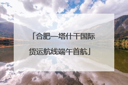 合肥—塔什干国际货运航线端午首航