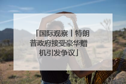 国际观察丨特朗普政府接受豪华赠机引发争议