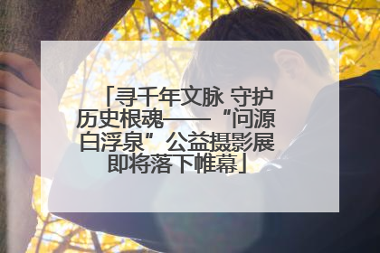 寻千年文脉 守护历史根魂——“问源白浮泉”公益摄影展即将落下帷幕