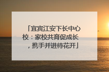 宜宾江安下长中心校：家校共育促成长，携手并进待花开