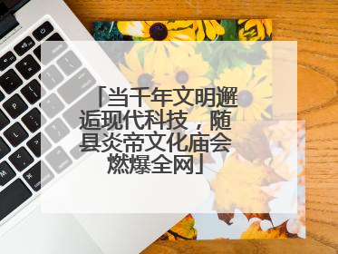 当千年文明邂逅现代科技，随县炎帝文化庙会燃爆全网