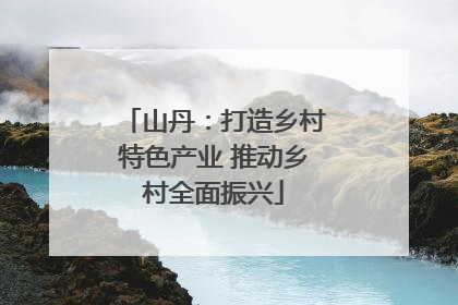 山丹：打造乡村特色产业 推动乡村全面振兴
