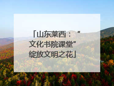 山东莱西：“文化书院课堂”绽放文明之花