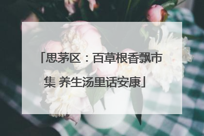 思茅区：百草根香飘市集 养生汤里话安康
