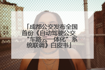 成都公交发布全国首份《自动驾驶公交“车路云一体化”系统联调》白皮书