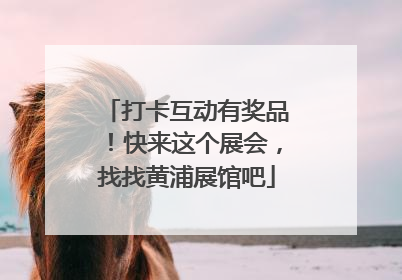 打卡互动有奖品！快来这个展会，找找黄浦展馆吧