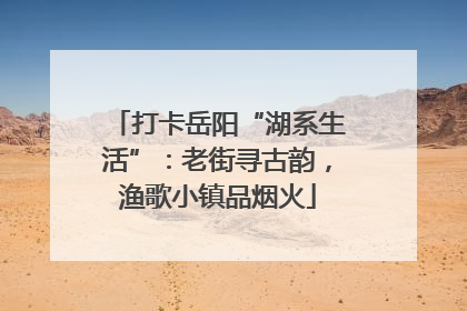 打卡岳阳“湖系生活”：老街寻古韵，渔歌小镇品烟火