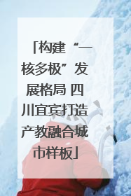 构建“一核多极”发展格局 四川宜宾打造产教融合城市样板