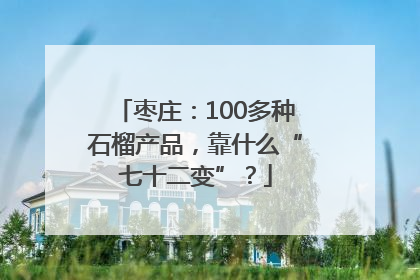 枣庄：100多种石榴产品，靠什么“七十二变”？