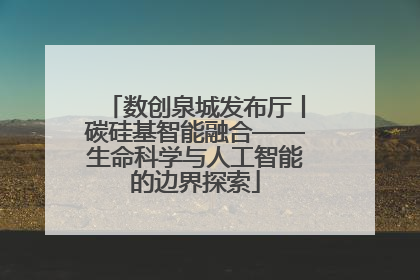 数创泉城发布厅丨碳硅基智能融合——生命科学与人工智能的边界探索