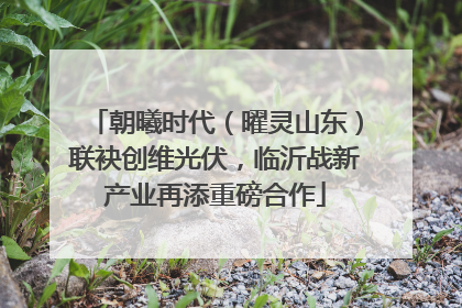 朝曦时代（曜灵山东）联袂创维光伏，临沂战新产业再添重磅合作