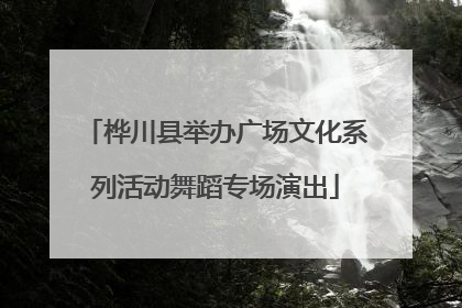 桦川县举办广场文化系列活动舞蹈专场演出