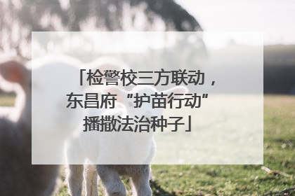 检警校三方联动，东昌府“护苗行动”播撒法治种子