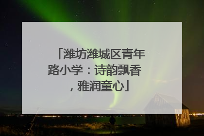 潍坊潍城区青年路小学：诗韵飘香，雅润童心