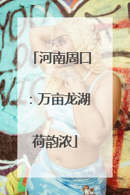 河南周口：万亩龙湖荷韵浓