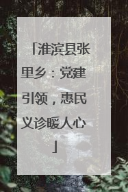 淮滨县张里乡：党建引领，惠民义诊暖人心
