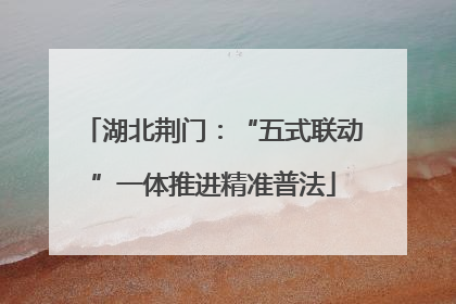 湖北荆门：“五式联动”一体推进精准普法