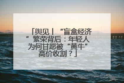 舆见丨“盲盒经济”繁荣背后：年轻人为何甘愿被“黄牛”高价收割？