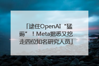 逮住OpenAI“猛薅”！Meta据悉又挖走四位知名研究人员