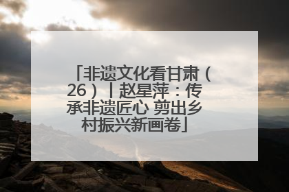 非遗文化看甘肃（26）丨赵星萍：传承非遗匠心 剪出乡村振兴新画卷