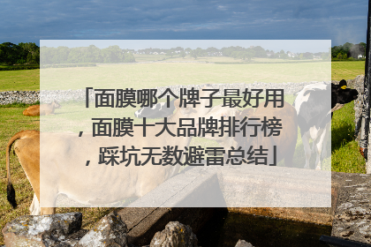 面膜哪个牌子最好用，面膜十大品牌排行榜，踩坑无数避雷总结