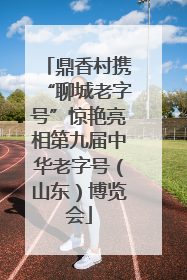 鼎香村携“聊城老字号”惊艳亮相第九届中华老字号（山东）博览会