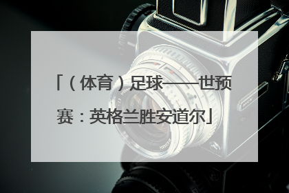 （体育）足球——世预赛：英格兰胜安道尔