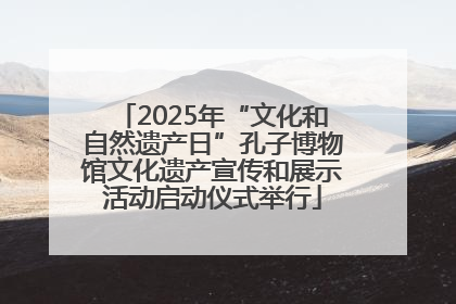 2025年“文化和自然遗产日”孔子博物馆文化遗产宣传和展示活动启动仪式举行